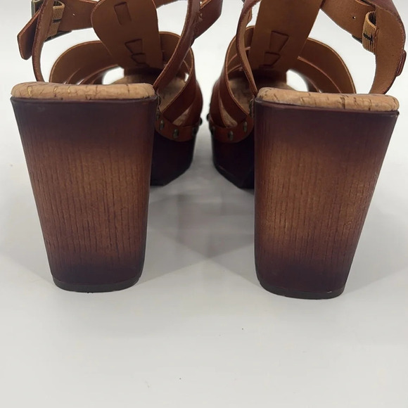 Korks by Kork-Ease Whitney Platform Vegan Leather Sandals - Size 9m - Picture 3 of 10